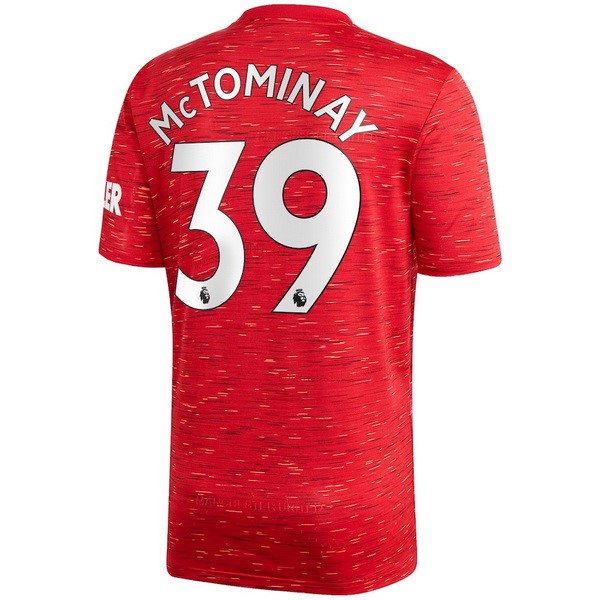 Camiseta Manchester United NO.39 McTominay Primera equipo 2020-2021 Rojo